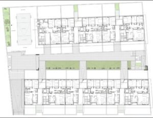 Plano técnico de ingeniería mecánica con cotas y vistas 2D - Diseño 3D Getafe