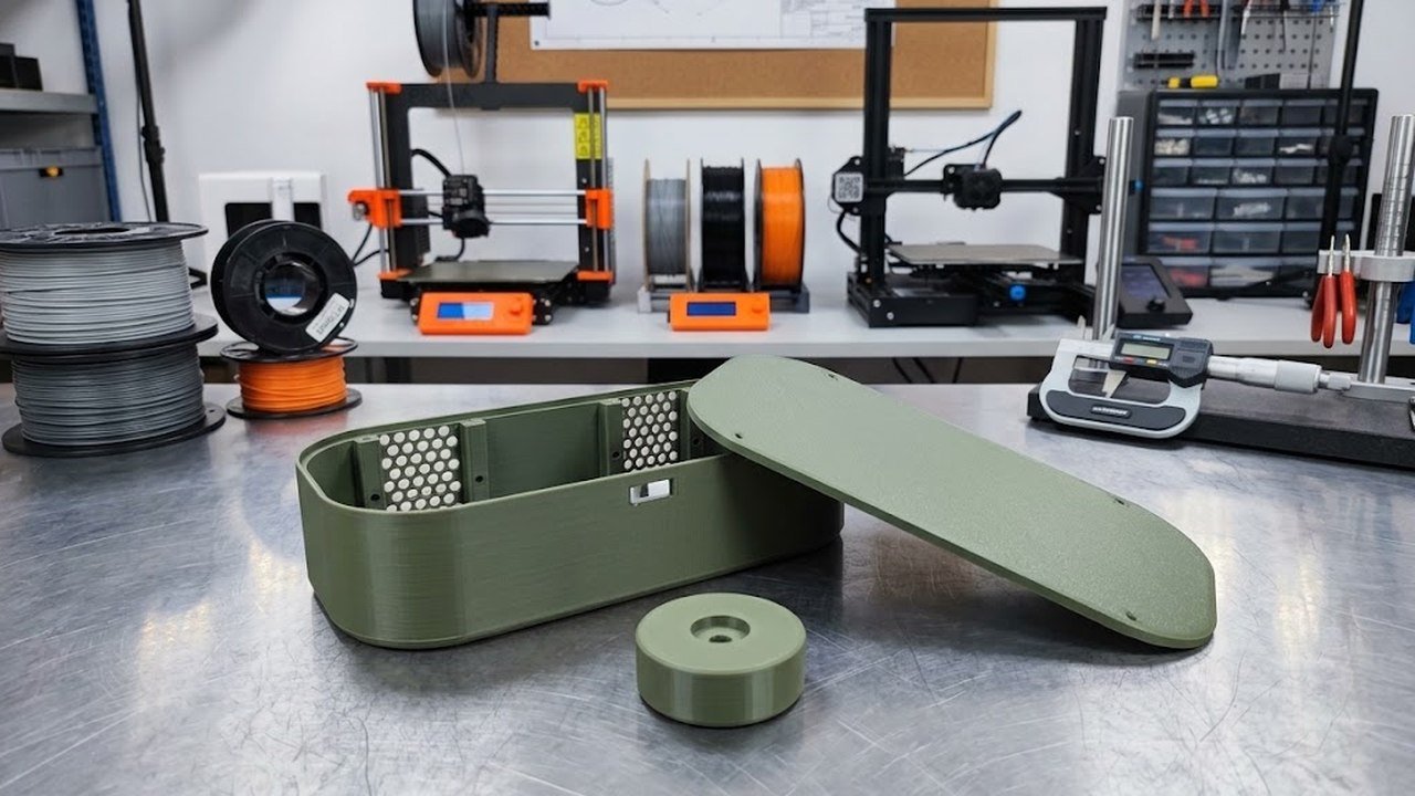 Carcasa electronica impresa en 3D en Getafe - 3DAcad